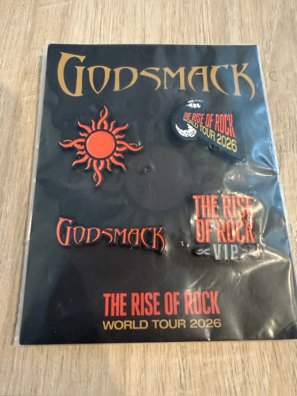 Official Godsmack enamel Pins